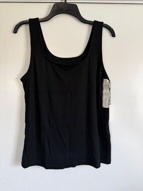 a new day Black Scoop Neck Tank Top